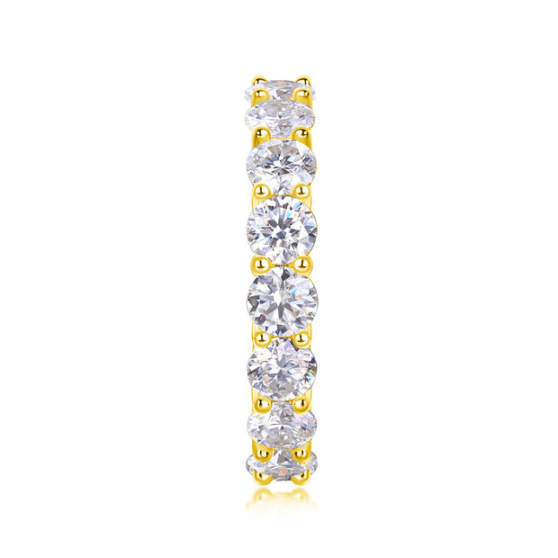 Starlight - A Fashionable And Luxurious Jewelry Accessory Set With Moissanite S925 Sterling Silver And Platinum-plated Diamond