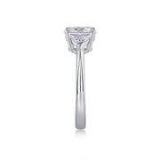 Ocean Diamond - A Fashionable And Luxurious Jewelry Piece Set With 2-carat Moissanite S925 Sterling Silver And Platinum-plated Diamond