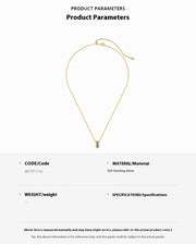 Women's Simple Fashion S925 Sterling Silver Necklace
