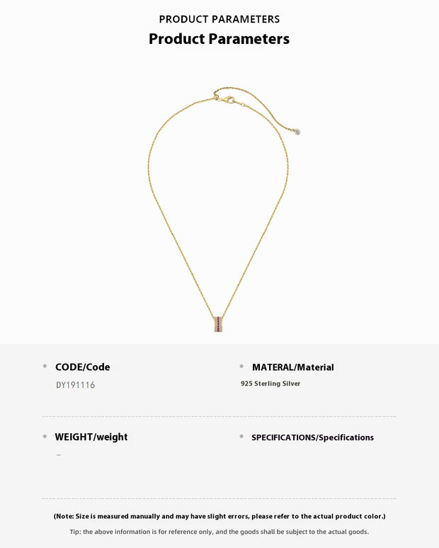 Women's Simple Fashion S925 Sterling Silver Necklace