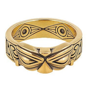 Men And Women All-matching Ancient & Gold Ring Sanxingdui B Retro Original Opening