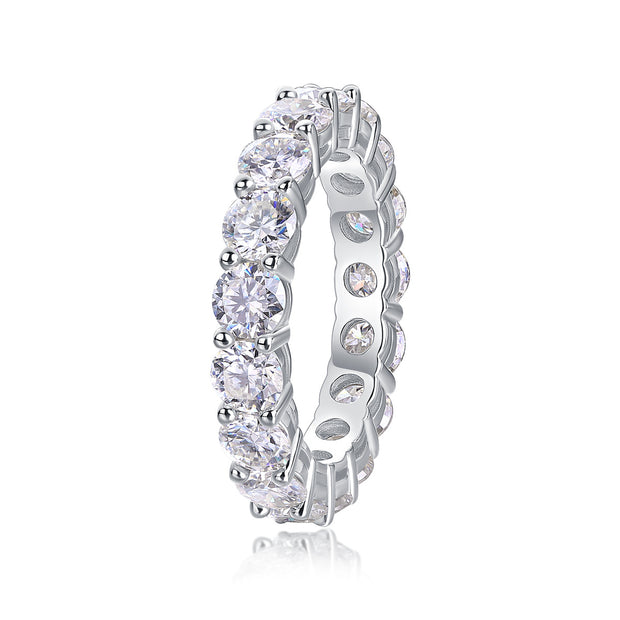 Starlight - A Fashionable And Luxurious Jewelry Accessory Set With Moissanite S925 Sterling Silver And Platinum-plated Diamond