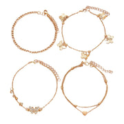Butterfly Pendant All-match Good-looking Anklet High Sense