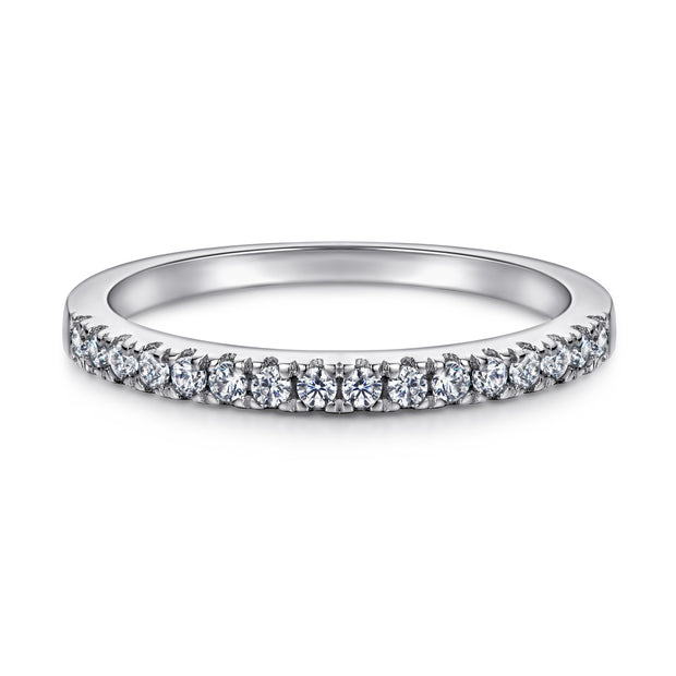 European And American Zircon Silver Ring Fashion Jewelry Women
