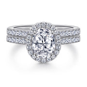 Oval Zircon Silver Ring Female Niche High Sense