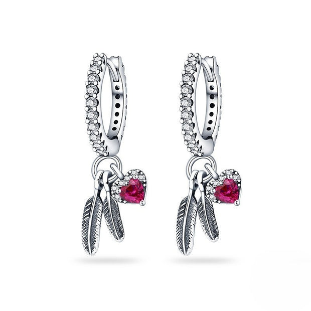 Fashion Special-interest High-grade Love Butterfly Star And Moon Earrings