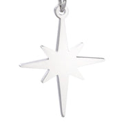 Stainless Steel Rice Necklace Female Six-pointed Star