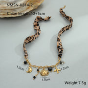 Leopard Series Love Sun Pendant Stainless Steel Ornament