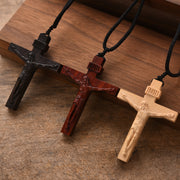 Sweater Chain Rosewood Pendant Church Gift Hanging Ornaments Necklace
