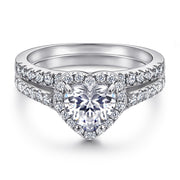 European And American Zircon Silver Ring Fashion Jewelry Women