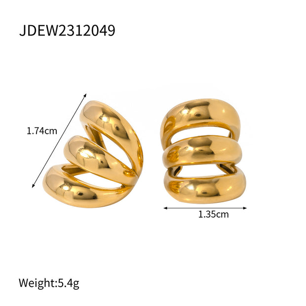 Women's Affordable Luxury Fashion Stainless Steel Studs