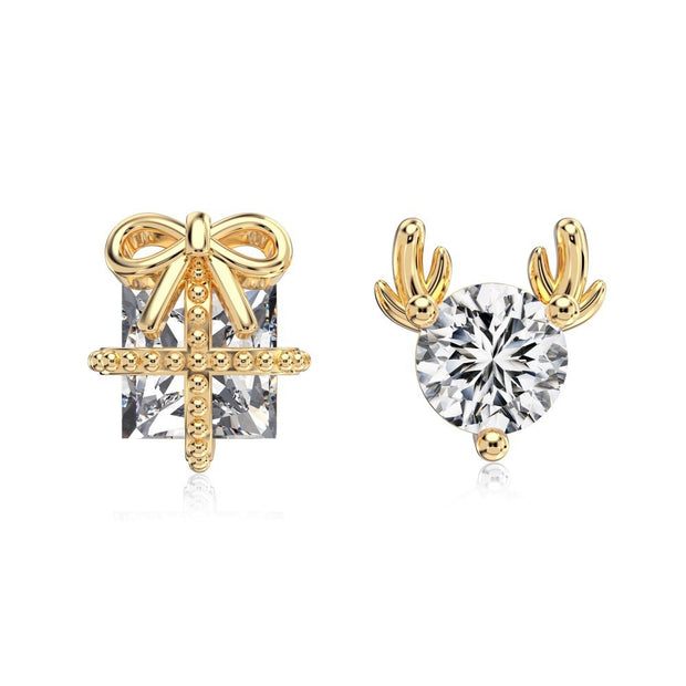 S925 Sterling Silver Necklace And Earring Suit Women
