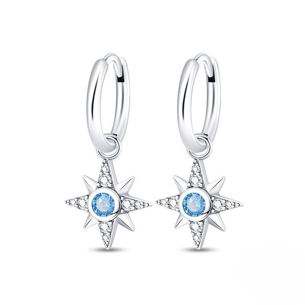 Fashion Special-interest High-grade Love Butterfly Star And Moon Earrings