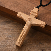 Sweater Chain Rosewood Pendant Church Gift Hanging Ornaments Necklace