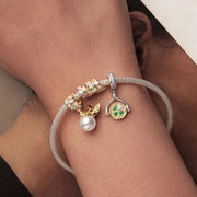 S925 Sterling Silver Beads Autumn Fallen Leaves Diy Bracelet Beads Accessories