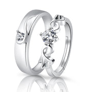 Moissanite Engagement Couple Couple Rings