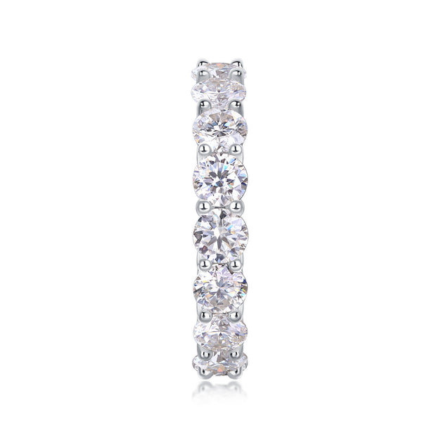 Starlight - A Fashionable And Luxurious Jewelry Accessory Set With Moissanite S925 Sterling Silver And Platinum-plated Diamond