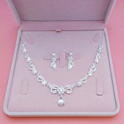 Bridal Necklace Suit Alloy Rhinestone Wedding Accessories