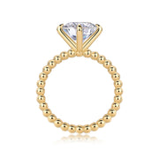 Forget-me-not - A Fashionable And Luxurious Jewelry Piece Set With 3-carat Moissanite S925 Sterling Silver And Gold-plated Diamond