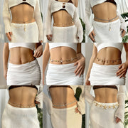 Fashion Hot Girl Party Personality Body Chains Shell Scallop Pendant
