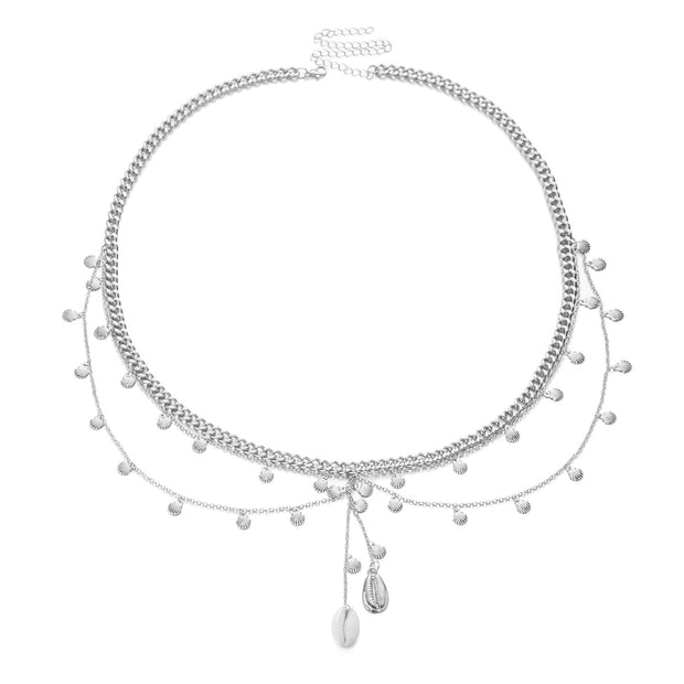 Fashion Hot Girl Party Personality Body Chains Shell Scallop Pendant