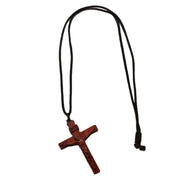 Sweater Chain Rosewood Pendant Church Gift Hanging Ornaments Necklace
