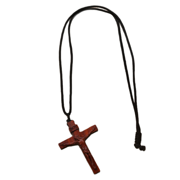 Sweater Chain Rosewood Pendant Church Gift Hanging Ornaments Necklace