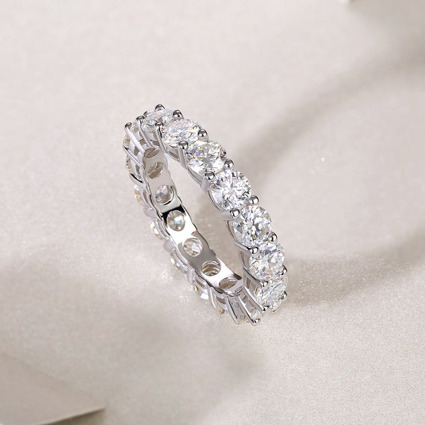 Starlight - A Fashionable And Luxurious Jewelry Accessory Set With Moissanite S925 Sterling Silver And Platinum-plated Diamond