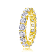 Starlight - A Fashionable And Luxurious Jewelry Accessory Set With Moissanite S925 Sterling Silver And Platinum-plated Diamond