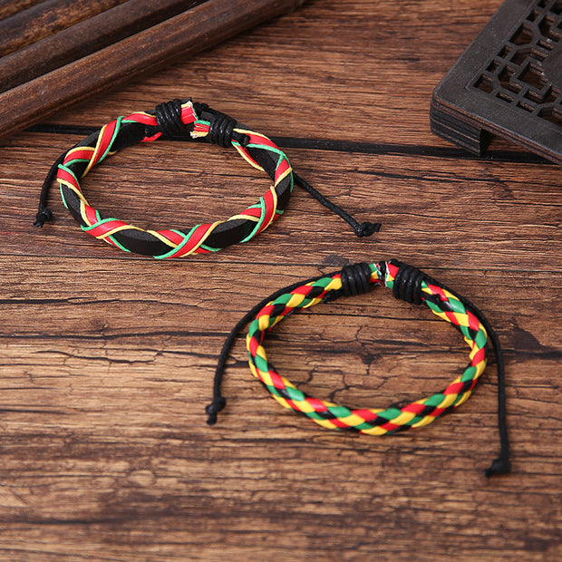 Vintage Hand-woven Six-piece Men's Bracelet