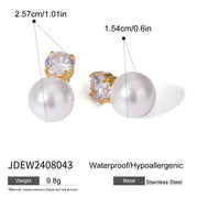 Women's Affordable Luxury Fashion Stainless Steel Studs
