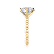 Forget-me-not - A Fashionable And Luxurious Jewelry Piece Set With 3-carat Moissanite S925 Sterling Silver And Gold-plated Diamond