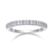 For Love - A Fashionable And Luxurious Jewelry Accessory Set With Moissanite S925 Sterling Silver And Platinum-plated Diamond