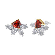 European And American Style S925 Sterling Silver Stud Earrings Women's Necklace