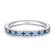 European And American Zircon Silver Ring Fashion Jewelry Women