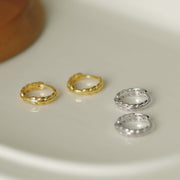 Sterling Silver Simple Fresh Olive Branch Ear Clip Women's All-match