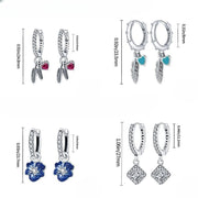 Fashion Special-interest High-grade Love Butterfly Star And Moon Earrings